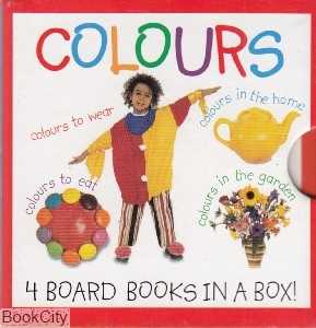 Colours 4 Board Books in a Box