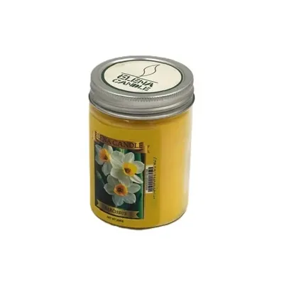 شمع شیشه‌ای 120gr رایحه نرگس Narcissus