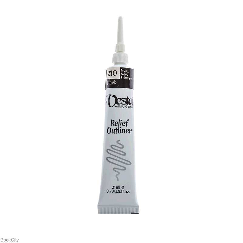 خمیر دورگیر Vesta 210 Black 21ml - 0