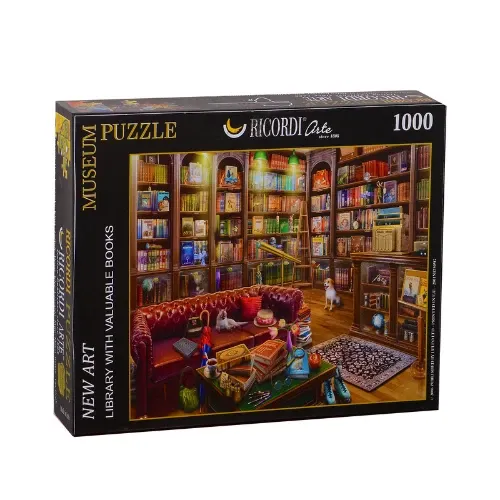 پازل Library With Valuable Books 17505 1000pcs