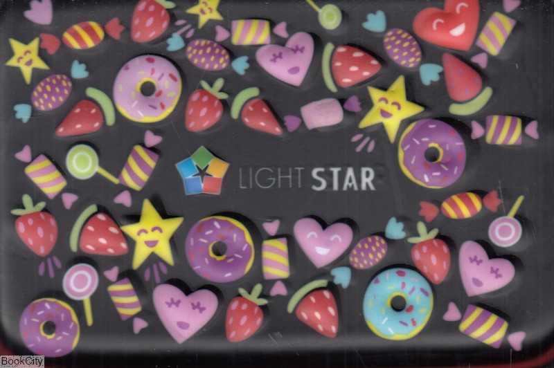 جامدادی تک زیپ طرح دونات LIGHT STAR 801-6