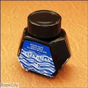 جوهر شیشه‌ای آبی WATERMAN S0110720 Hexagonal 50ml - 0