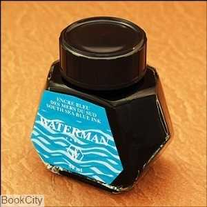 جوهر شیشه‌ای فیروزه‌ای WATERMAN S0110810 Hexagonal 50ml - 0