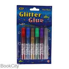 چسب اکلیلی 6 رنگ Tizo MY783 Glitter Glue