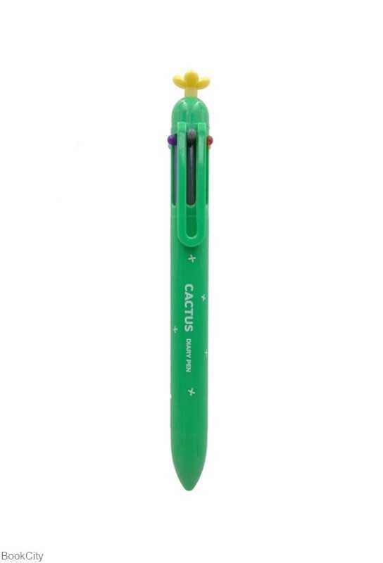 خودکار 6 رنگ طرح کاکتوس YZ5591