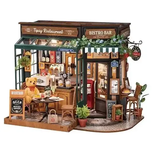 پازل چوبی سه‌ بعدی روبوتایم Tipsy Restaurant DG167