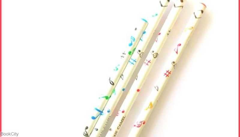 مداد مشکی طرح ملودی و اسکلت Camel 272-11 - 0