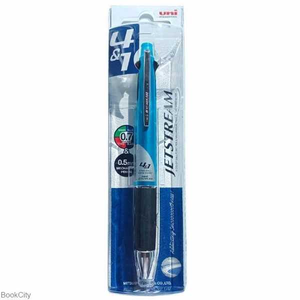 خودکار 5 کاره بدنه آبی Uniball MSXE5-1000-07