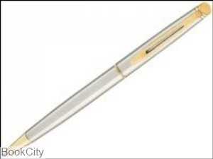 خودکار استیل مات گیره طلا WATERMAN Hemisphere
