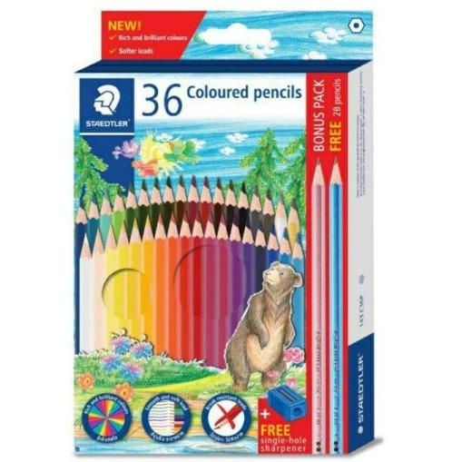 مدادرنگی 36 رنگ مقوایی STAEDTLER 143C36P