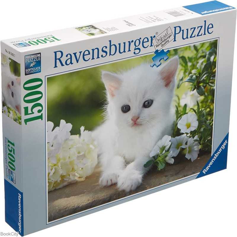 پازل White kitten 1500pcs 07067