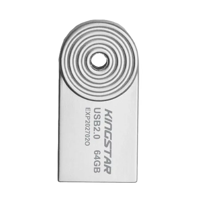 فلش مموری KINGSTAR Flash Picco KS239 USB2.0 64GB Silver - 0
