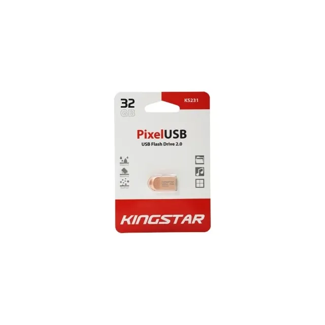 فلش مموری KINGSTAR Flash Pixel KS231 USB2.0 32GB Silver
