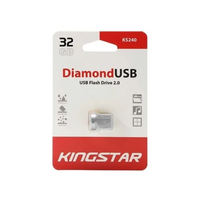 فلش مموری KINGSTAR Flash Diamond KS240 USB2.0 32GB Silver