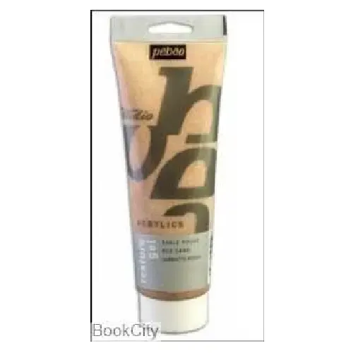 مدیوم آکریلیک شنی قرمز Pebeo 525012 Studio 250ml