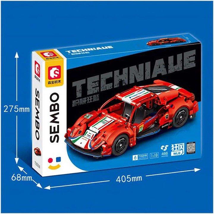 ساختنی فراری قرمز Sembo 466pcs 715318
