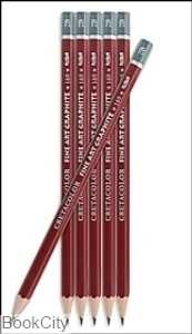 مداد طراحی بدنه قرمز CRETACOLOR HB - 0