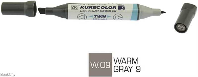 ماژیک طراحی ZIG- KURECOLOR W09 Warm Gray