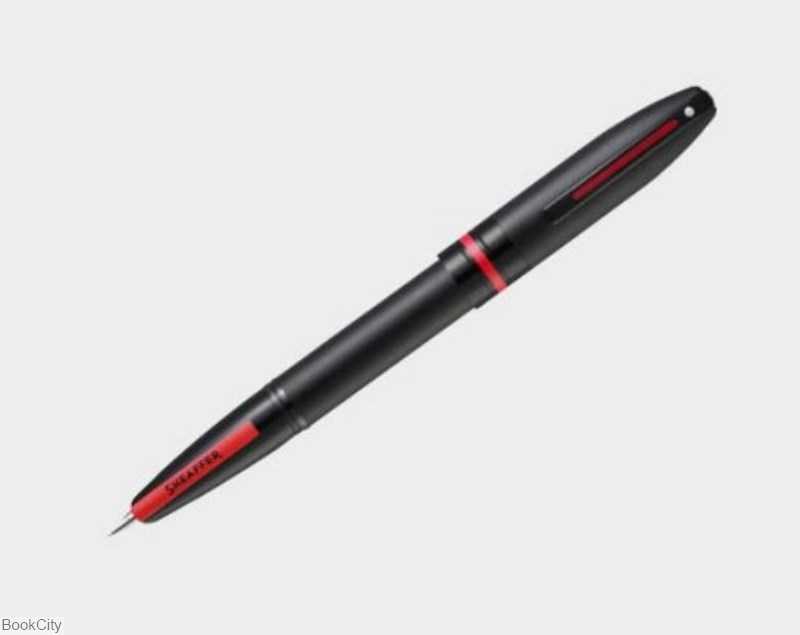 خودنویس بدنه مشکی گیره مشکی قرمز SHEAFFER Icon