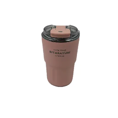 تراول ماگ صورتی SITARAYURI 360ml ZF026