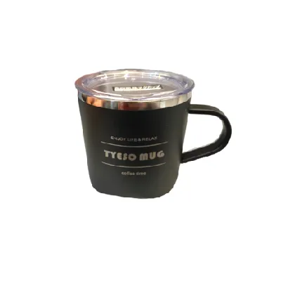 ماگ درب‌دار مشکی TYESO 260ml 8717 - 0