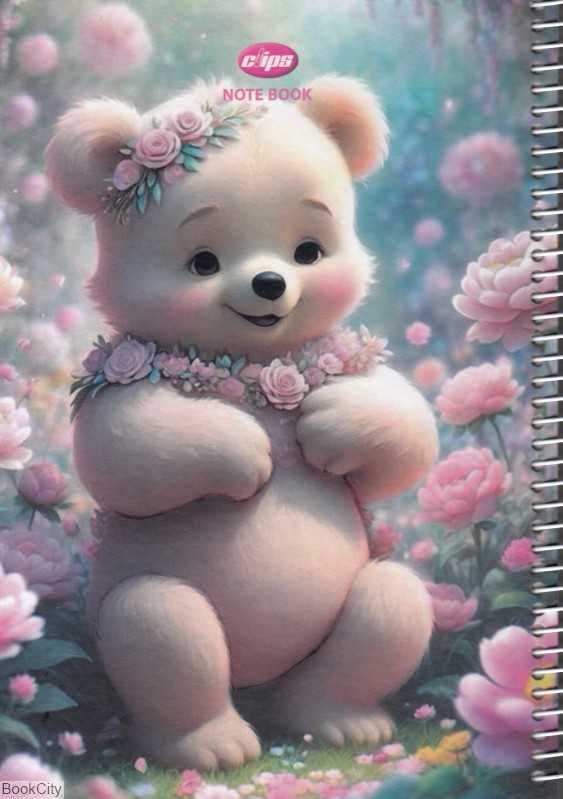 دفتر 100 برگ سیمی گالینگور وزیری Clips 0179 - 0