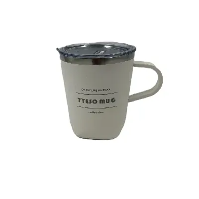ماگ درب‌دار سفید TYESO 300ml 8718
