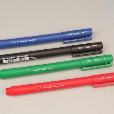 روان‌نویس راپید مشکی 03  Uniball PIN03-100 FINE LINE