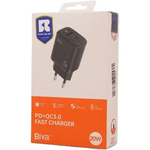شارژر Biva PD QC 3.0 Fast Charger 20W HC-33