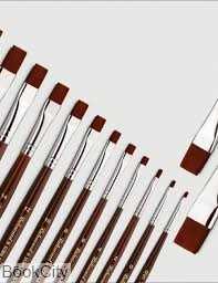 قلم‌مو 8 تخت مو شرابی Rahavard 1384FKAI08