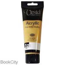 رنگ آکریلیک Vesta 75ml Gold 52