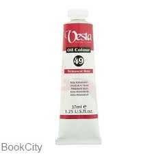 رنگ روغن Vesta 37ml Permanent Rose 49