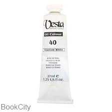 رنگ روغن Vesta 37ml Titanium White 40