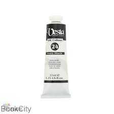 رنگ روغن Vesta 37ml Ivory Black 24 - 0