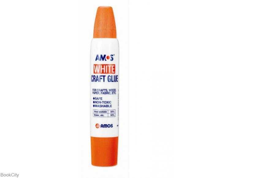 چسب چوب 2 سر AMOS 36gr