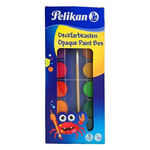 آبرنگ 12 رنگ Pelikan 721258 T11