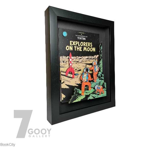 تابلو سه بعدی مشکی TINTIN 7GooyGallery