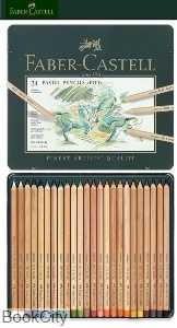 پاستل مدادی 24 رنگ فلزی FABER CASTELL 112124