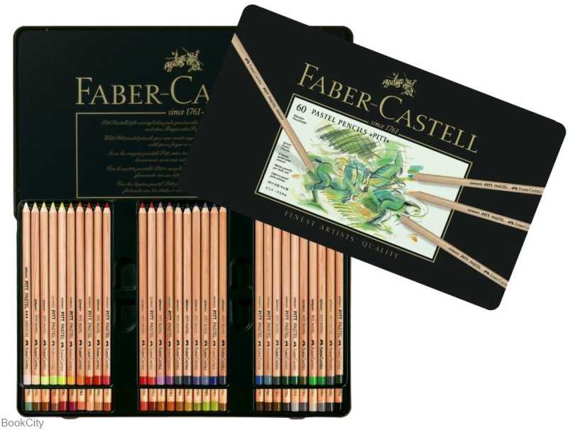 پاستل مدادی 60 رنگ فلزی FABER CASTELL 112160