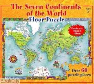 The Seven Continents of the World Floor Puzzle