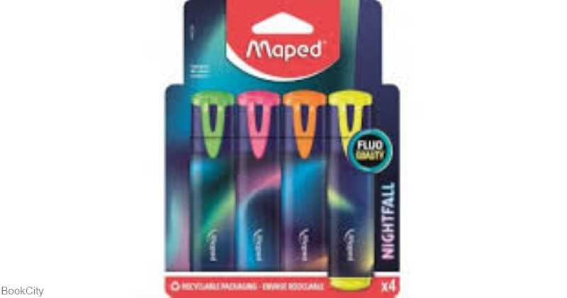 ماژیک های‌لایت 4 رنگ Maped 740700 Nightfall