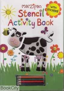 Marzipan Stencil Activity Book