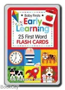 Early Learning 25 First Word Flash Cards