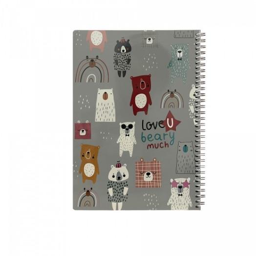 دفتر 80 برگ سیمی رحلی PAPCO NB-602A4F p.p - 0