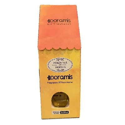 خوشبوکننده 2 عددی فانی رایحه چای هلو و وانیل Doramis 20ML