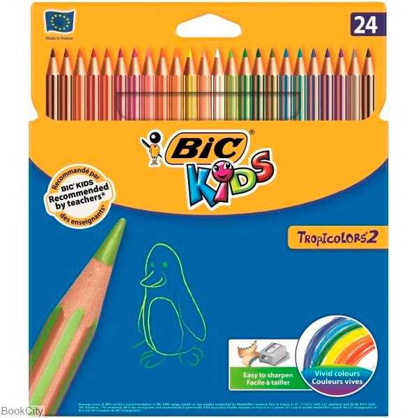 مدادرنگی 24 رنگ BiC Tropicolors 2