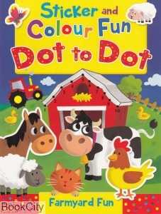 Sticker Colour Dot To Dot Farmyard Fun