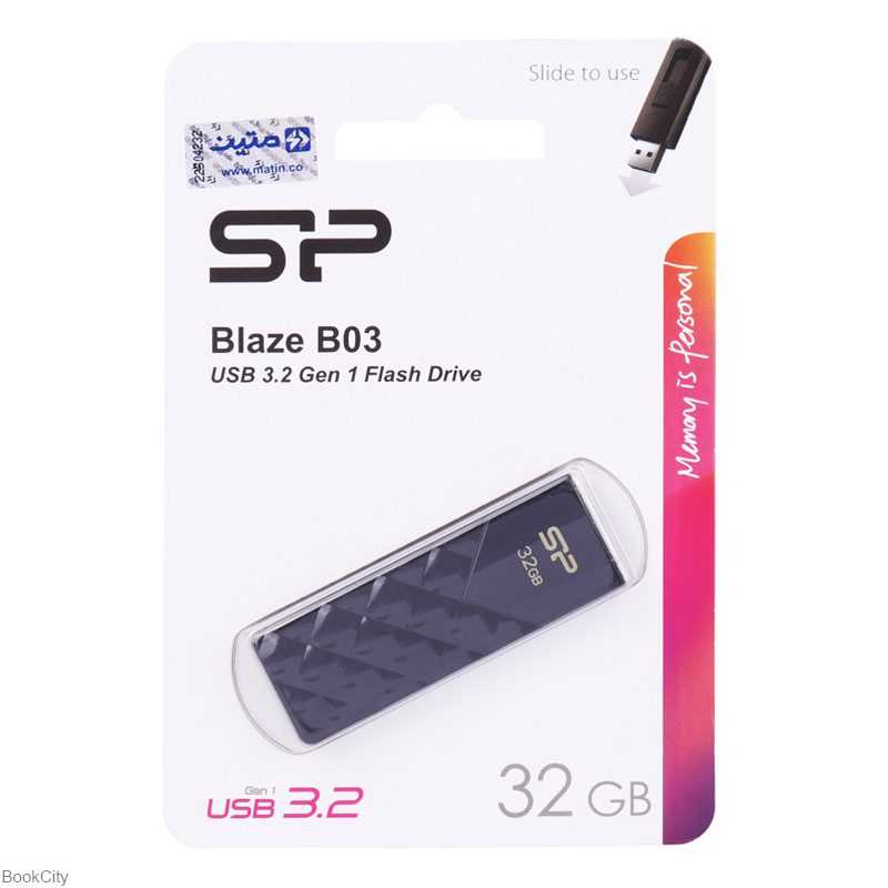 فلش مموری SP Flash Drive USB3.2 32GB Blaze B03
