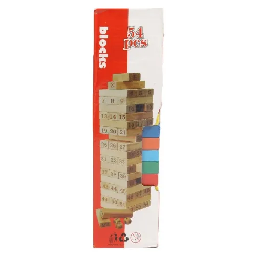 جنگا رنگی Jenga 54 pcs