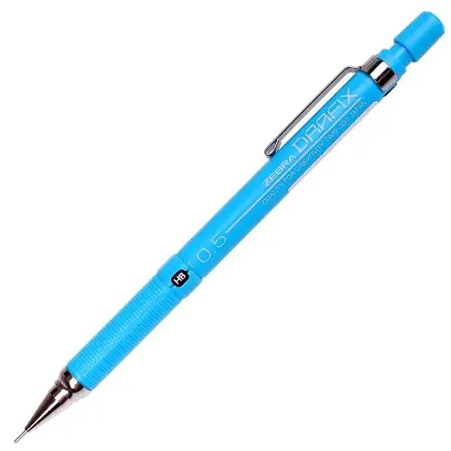 اتود 0.5mm بدنه آبی روشن ZEBRA DM5-300-LB Drafix F